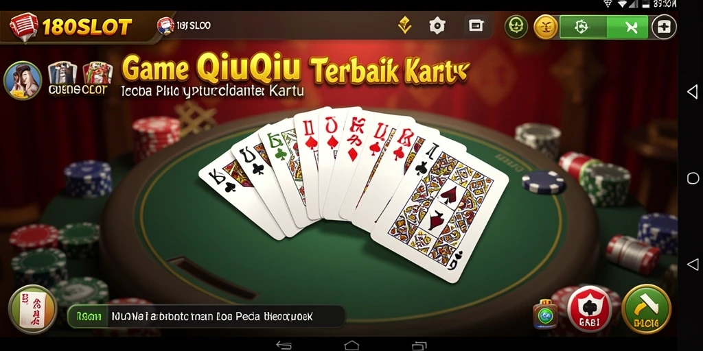 Tangkapan layar gameplay QiuQiu yang seru di 180SLOT.