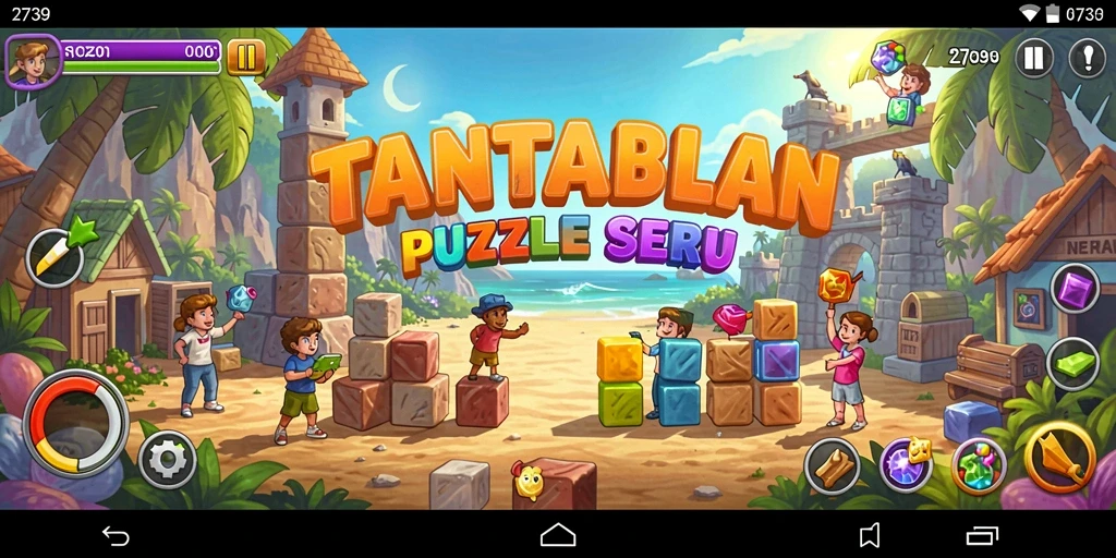 Screenshot utama 2739 yang menunjukkan momen seru dalam gameplay Puzzle.