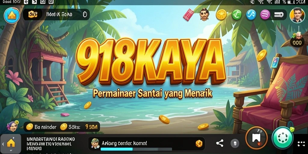 Tampilan gameplay 918KAYA yang menarik dan penuh warna.