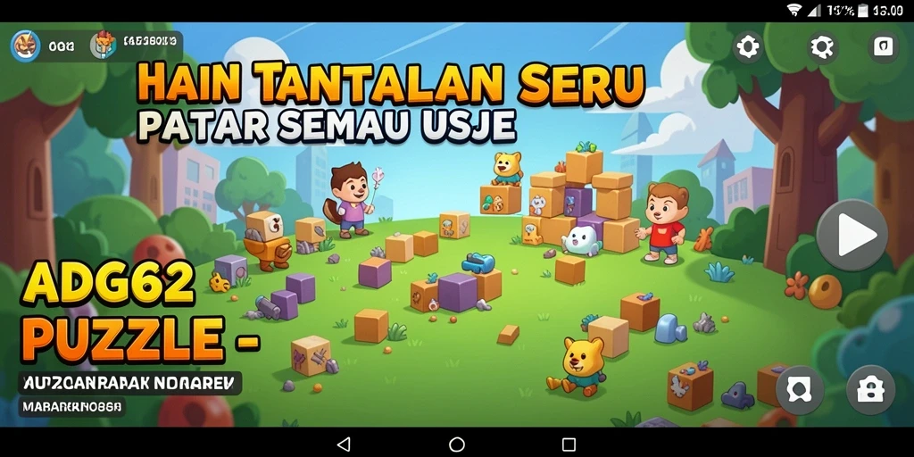 Screenshot gameplay ADG62 yang menampilkan tantangan puzzle yang seru.