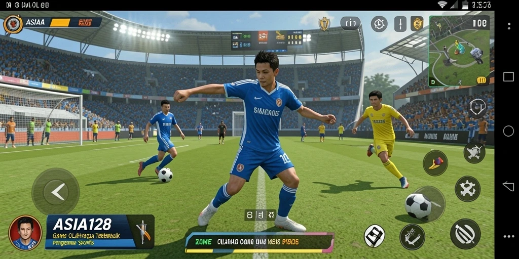 Tangkapan layar ASIA128 menunjukkan gameplay yang mendebarkan dan interaktif.