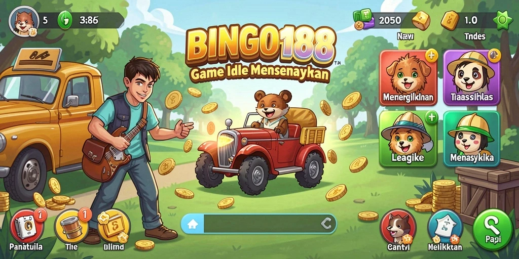 Tampilan gameplay BINGO188 yang mengasyikkan dan penuh warna.
