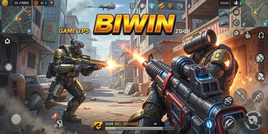 Tangkapan layar gameplay BIWIN menampilkan aksi seru dan grafis menarik.
