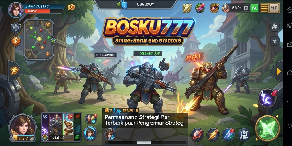 Tampilan gameplay <strong>BOSKU777</strong> yang menakjubkan dan penuh strategi.
