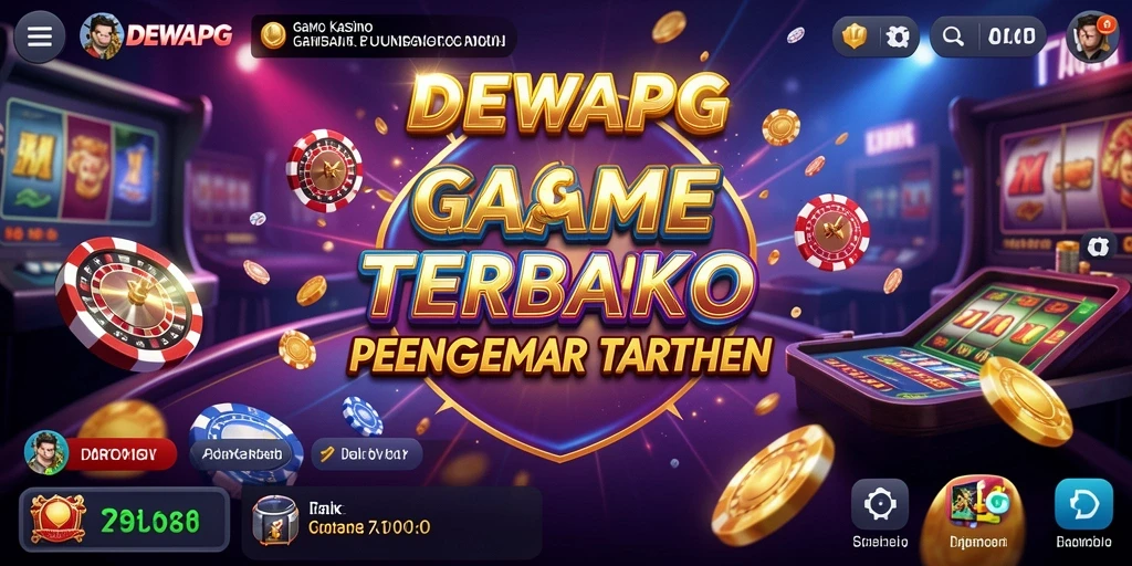 Gameplay seru DEWAPG dengan berbagai permainan kasino.