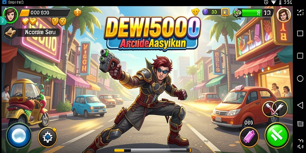 Screenshot DEWI5000 menampilkan gameplay seru dan menantang.