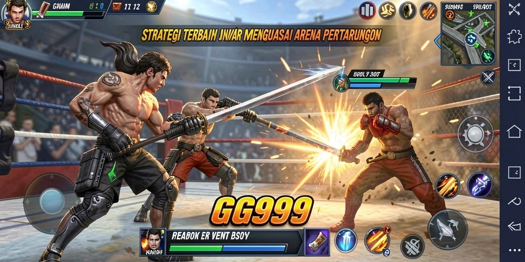 Tampilan gameplay menarik dari GG999 yang menguji strategi pemain.