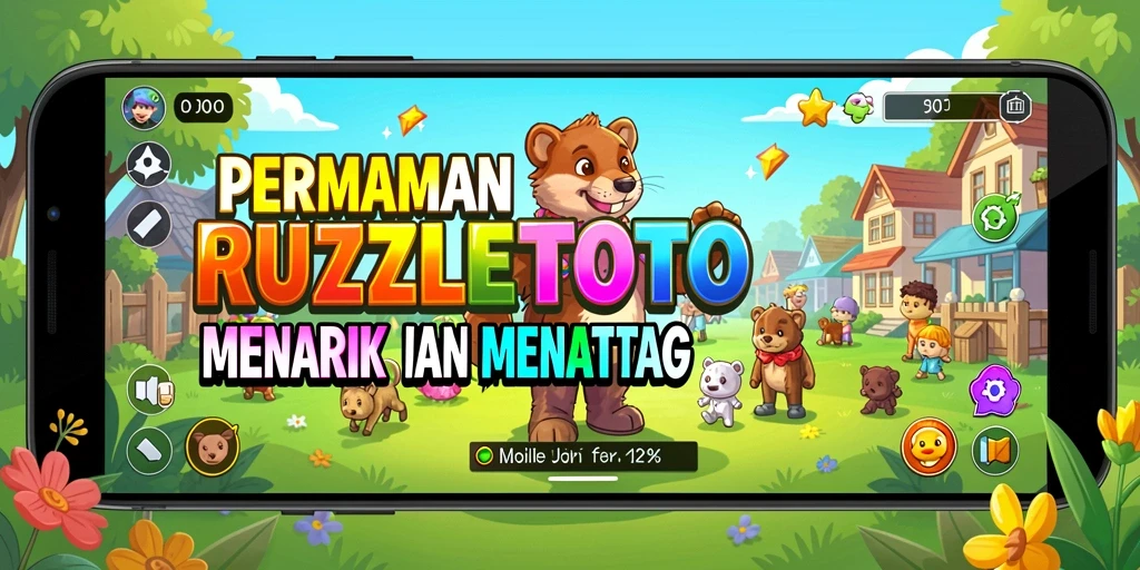 Tampilan gameplay KAMARTOTO dengan tantangan puzzle menarik.