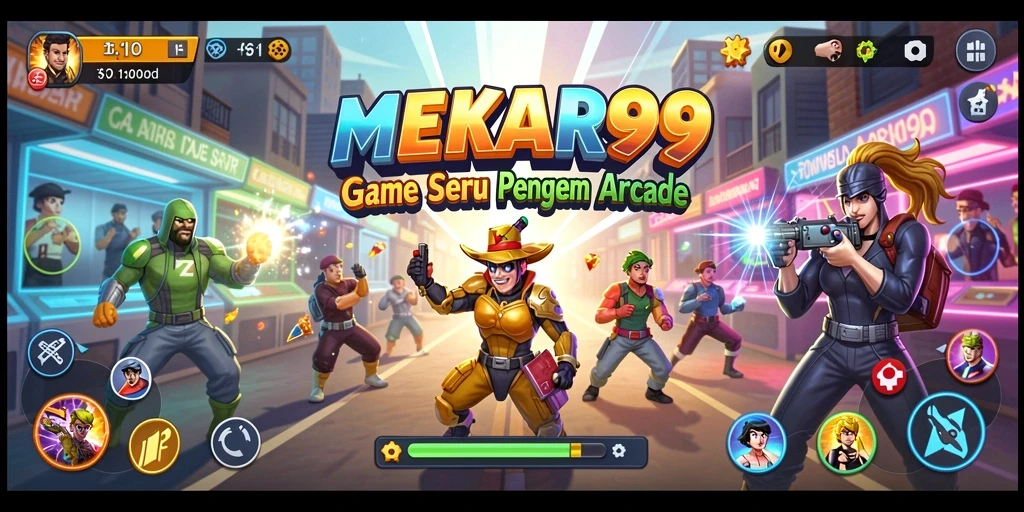 Tangkapan layar gameplay MEKAR99 yang seru dan penuh aksi.