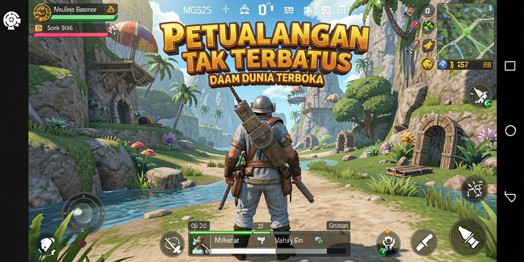 Gameplay Open World yang mendebarkan di MG525.