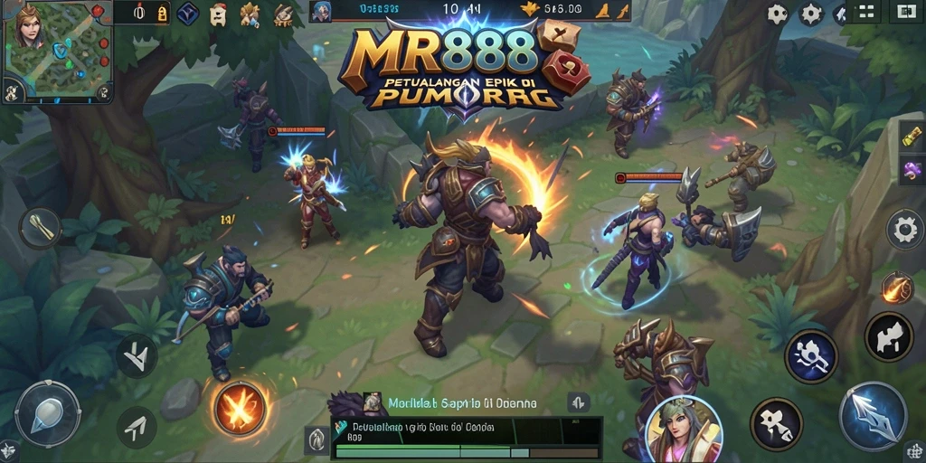 Gameplay seru di MR888 dengan grafik menawan dan pertempuran epik.