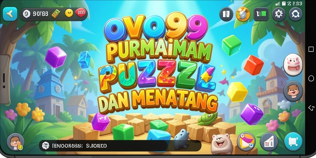 Gameplay OVO99 menampilkan tantangan puzzle yang menarik dan menuntut strategi.