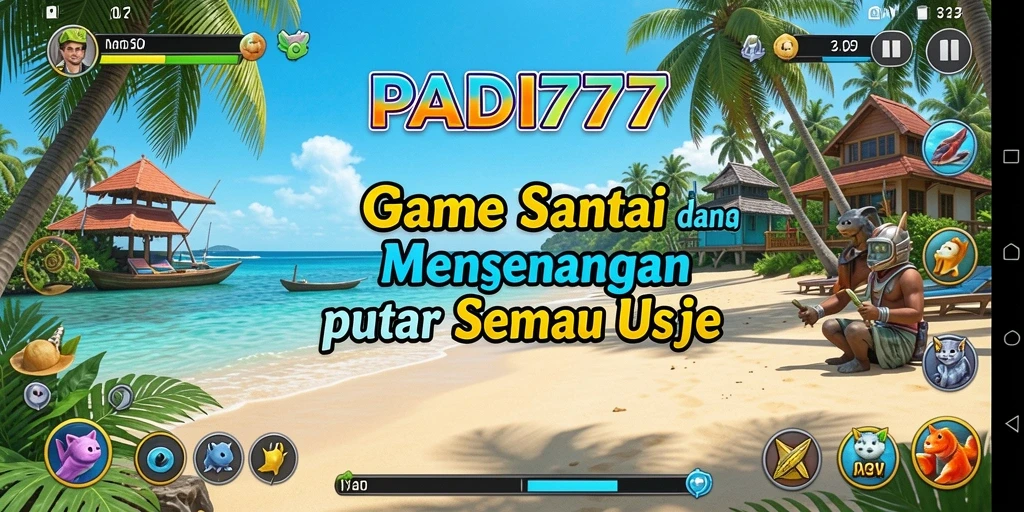 Screenshot PADI777 dengan gameplay yang seru dan menantang.