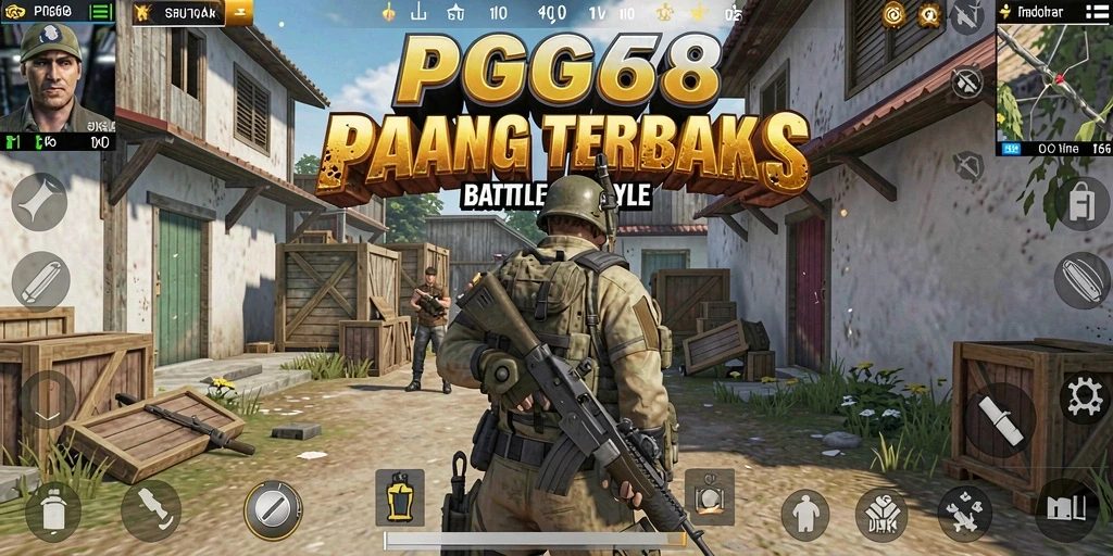 Gameplay mendebarkan di PGG68 dengan pertempuran intens Battle Royale.
