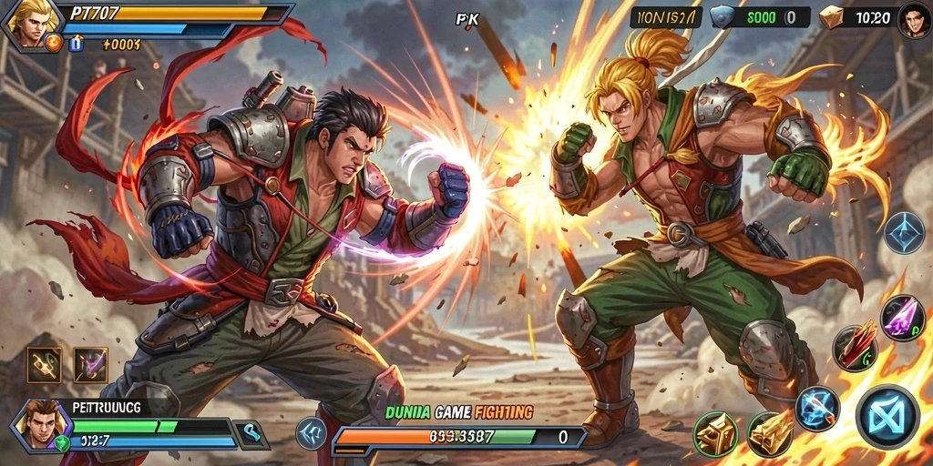 Gameplay PT707: Seru dan Penuh Aksi Pertarungan