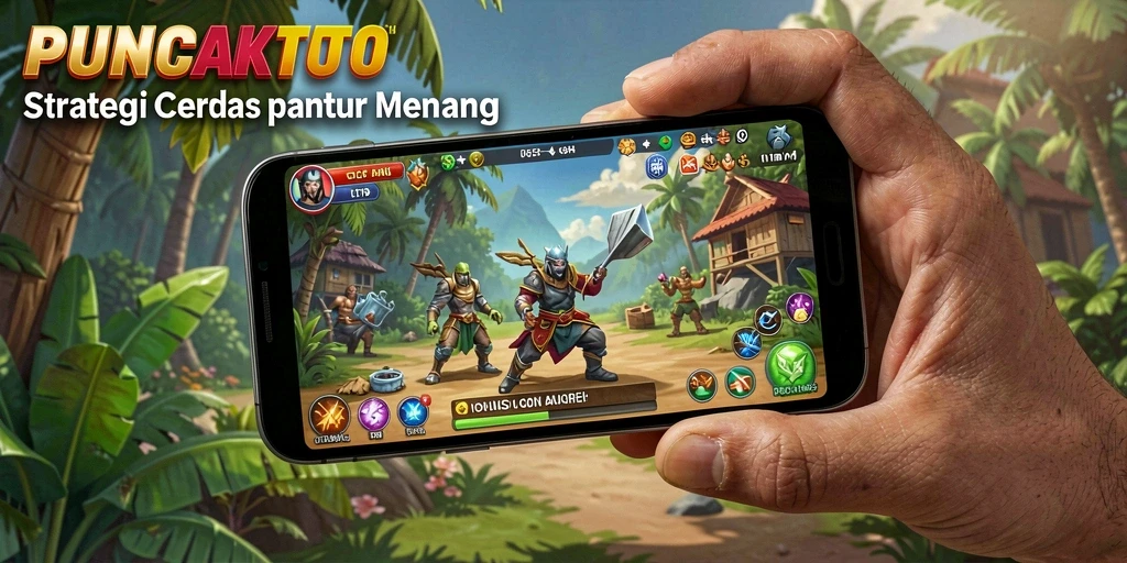 Tampilan menarik dari gameplay strategi PUNCAKTOTO.