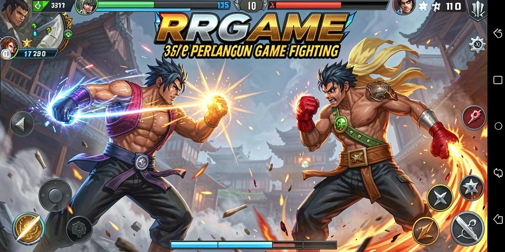 Tangkapan layar RPGAME menunjukkan aksi pertarungan yang intens dan grafis yang menawan.