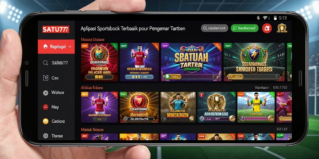 Tampilan gameplay SATU77 yang menarik dan interaktif.