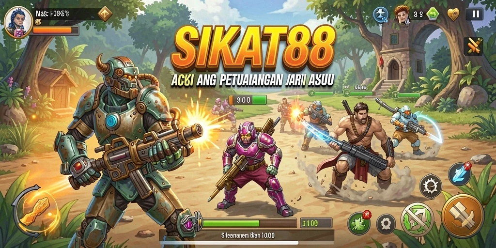 Tampilan gameplay SIKAT88 yang dinamis dan menarik.