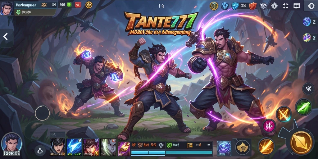 Visual gameplay seru dalam pertempuran TANTE777 yang mendebarkan.
